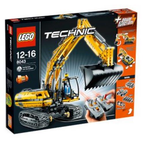 Lego Motorized Excavator 8043 Technic Minifigure Building Set