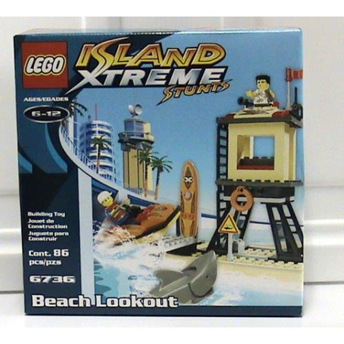 Lego Beach Lookout 6736 Island Xtreme Stunts Minifigure Building Set