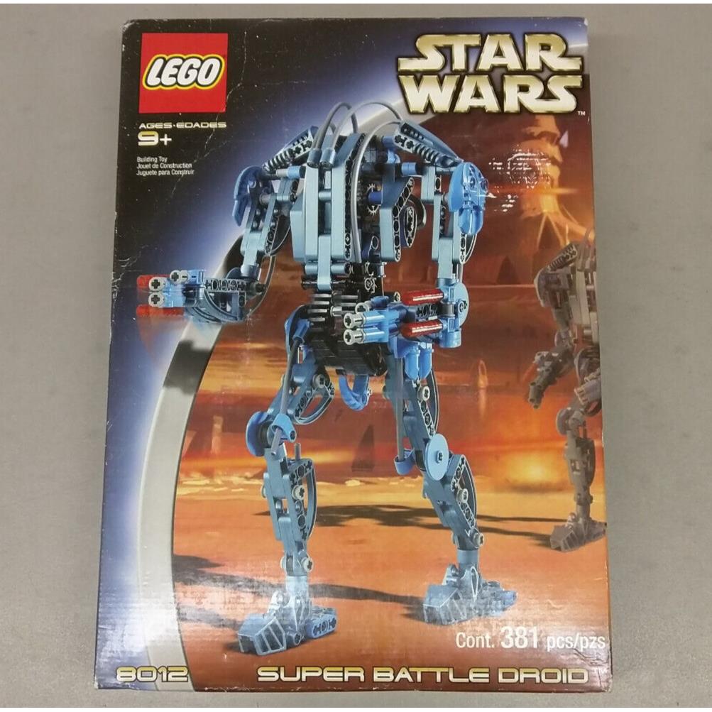 Lego Star Wars 8012 Super Battle Droid Posable Figure Blaster Technic