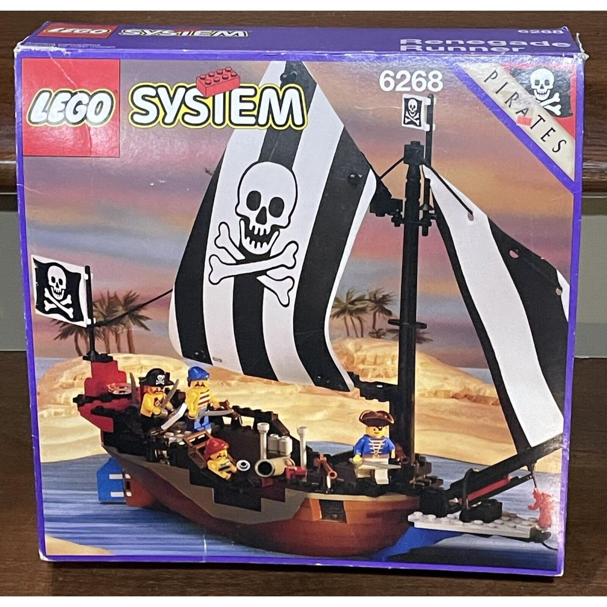 Vintage Lego System 6268 Renegade Runner Pirate Series New/sealed Rare Htf