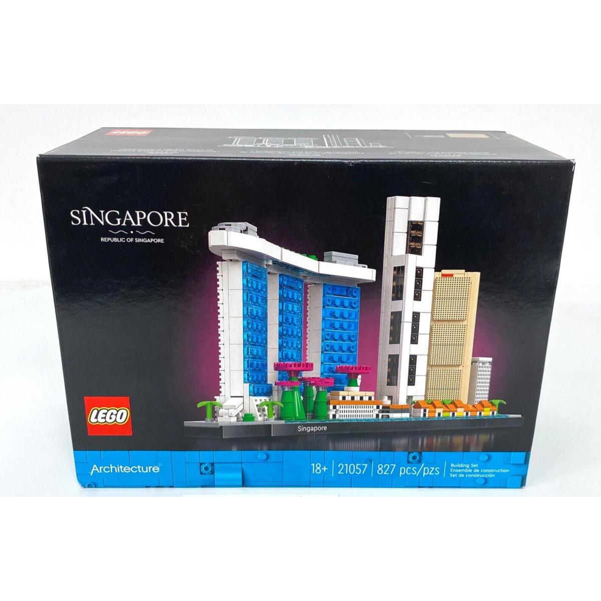 Lego 21057 Architecture Singapore 827 Pcs