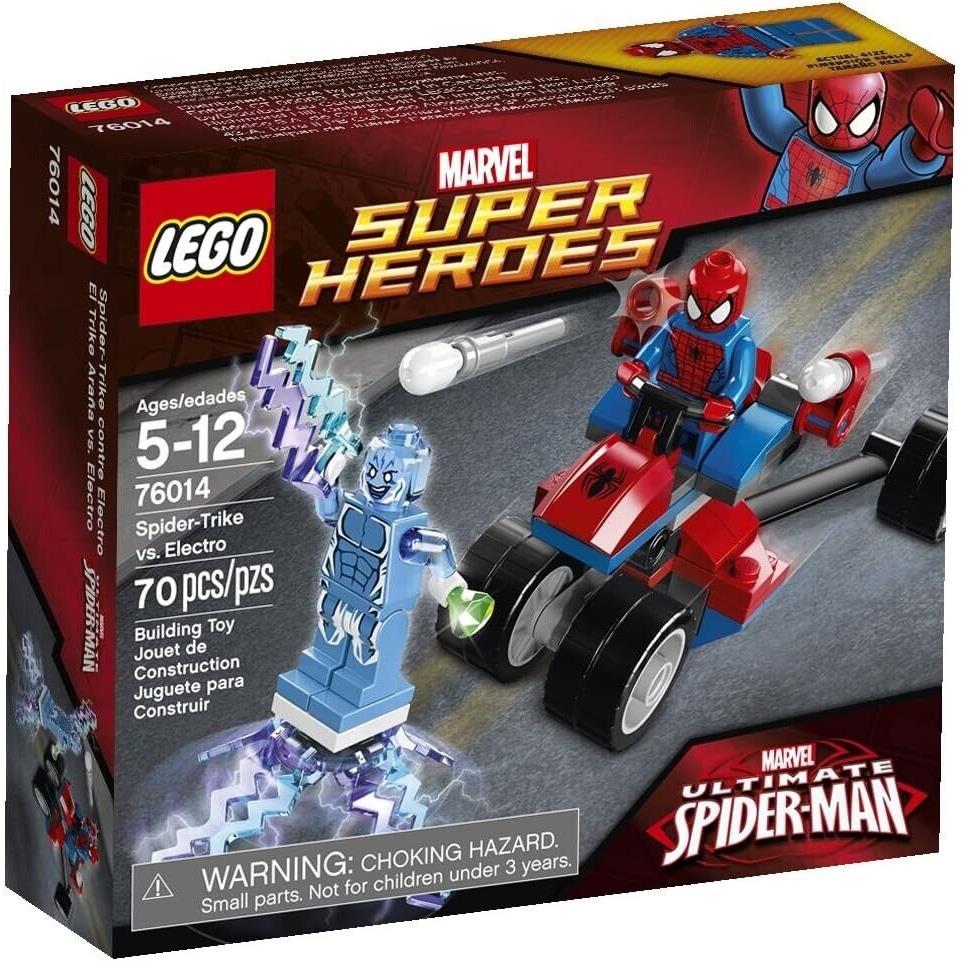 Lego Spider-trike Vs. Electro 76014 Super Heroes Minifigure Building Set