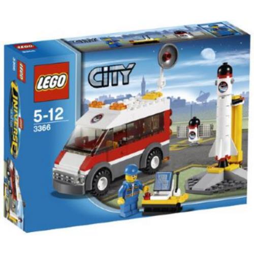 Lego Satellite Launch Pad 3366 Town Minifigure Building Set