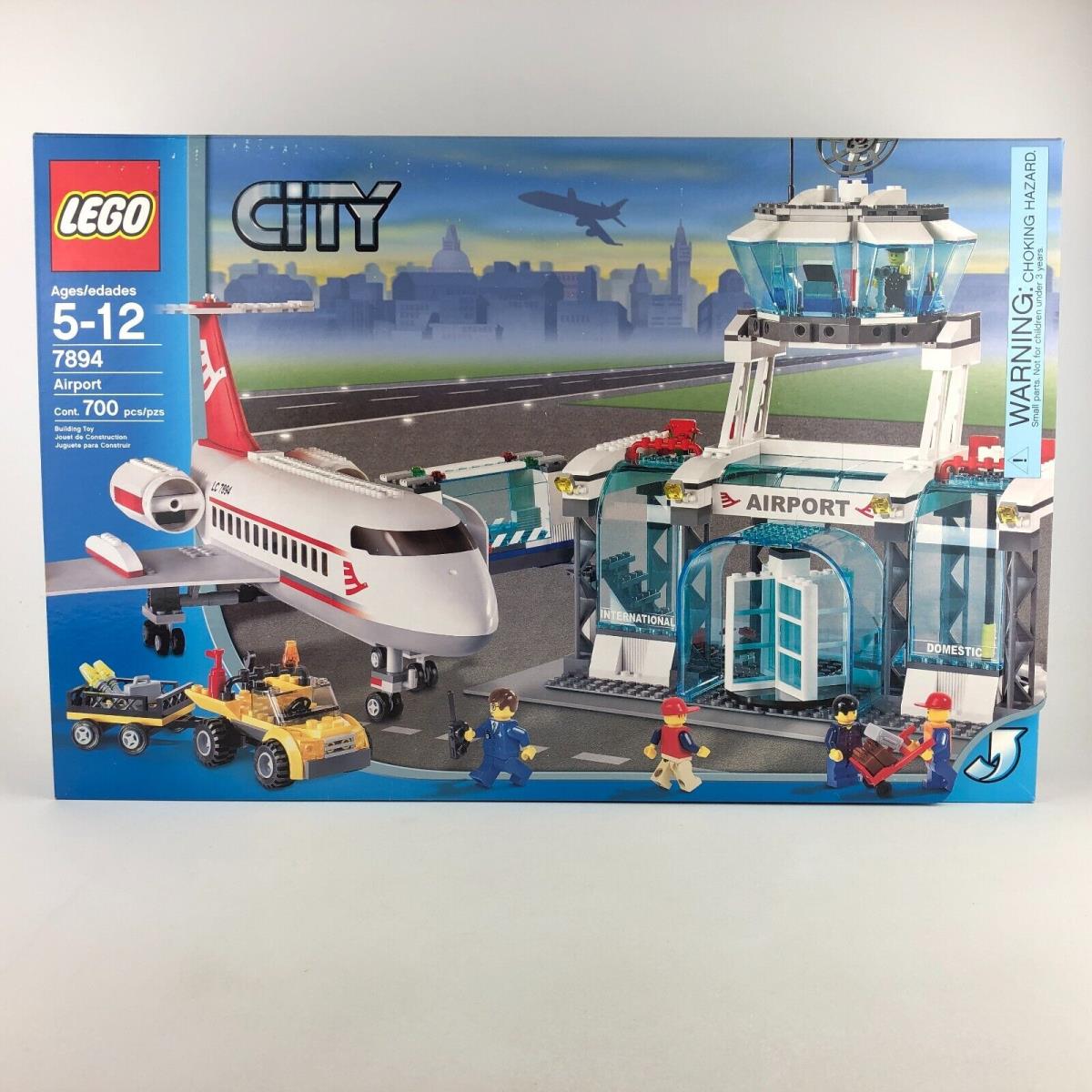 Lego City 7894: Airport Control Tower Security Check Baggage Claim Luggage Truck