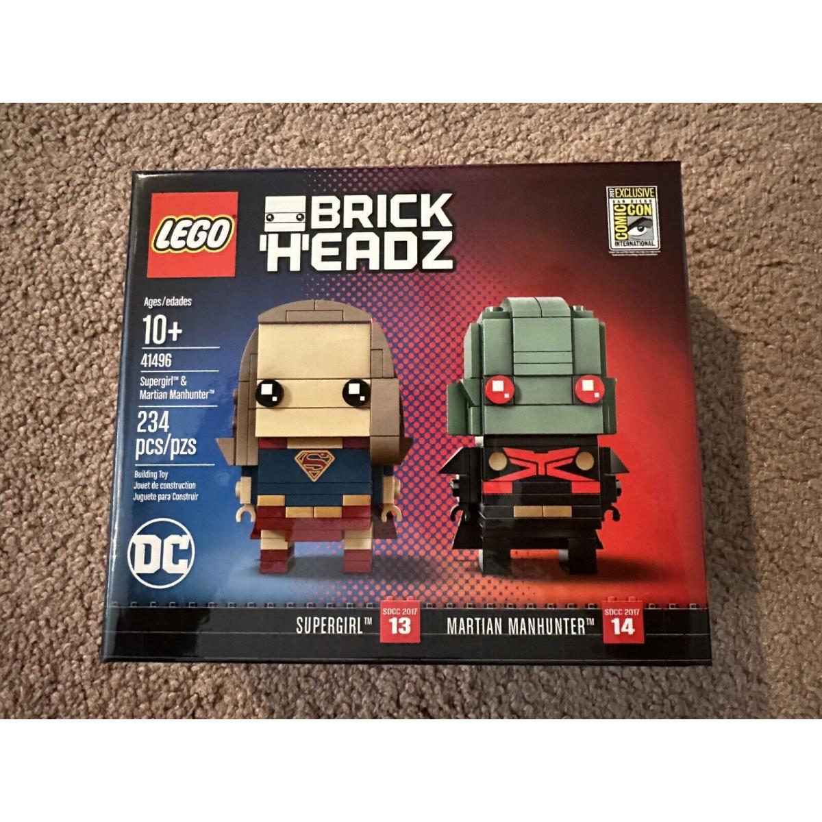 Lego 41496 - Sdcc 2017 - Brickheadz Supergirl Martian Manhunter DC