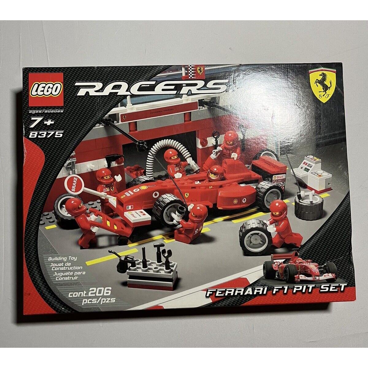 Lego Racers 8375 Ferrari F1 Pit Set