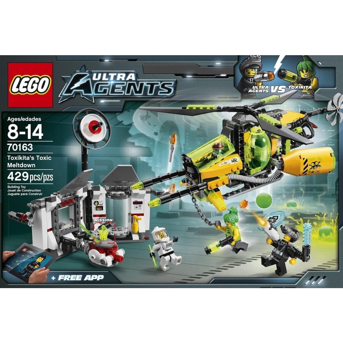 Lego Toxikita`s Toxic Meltdown 70163 Ultra Agents Minifigure Building Set