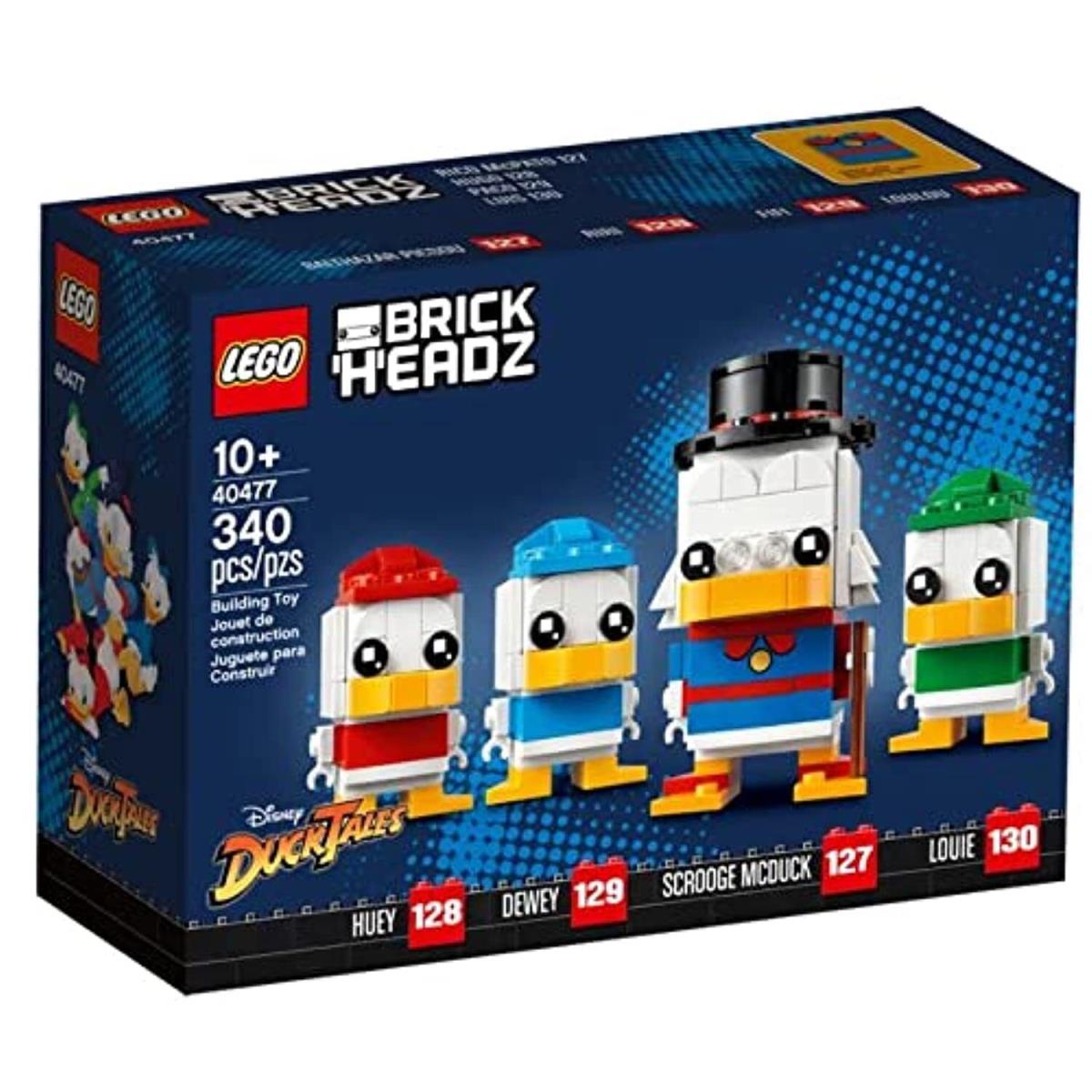 Lego Brickheadz Disney Ducktales 40477 Scrooge Mcduck Louie Huey Dewey 340