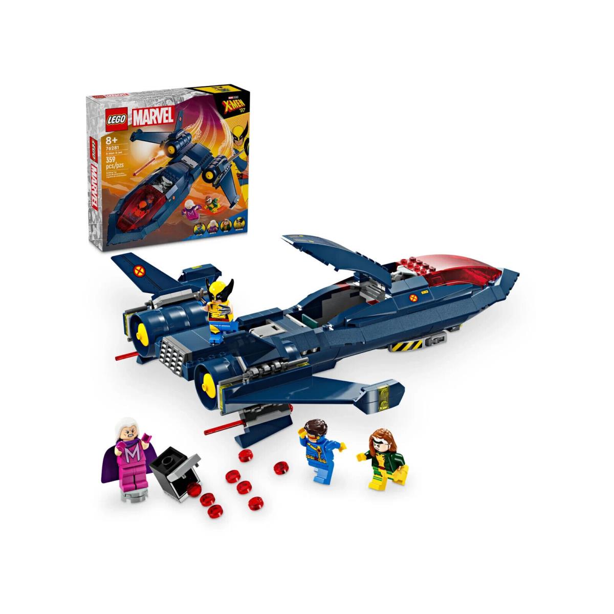 Lego X-men X-jet 76281 Super Heroes Minifigure Building Set