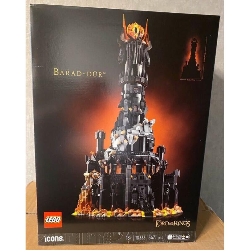 Lego Icons The Lord of The Rings: Barad-d r 10333 Building Kit 5471 Pcs