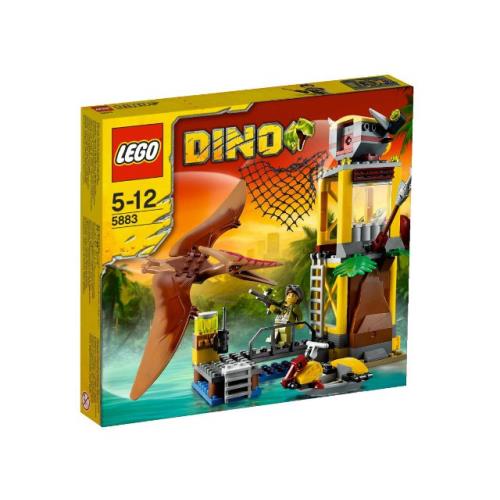 Lego Tower Takedown 5883 Dino Minifigure Building Set