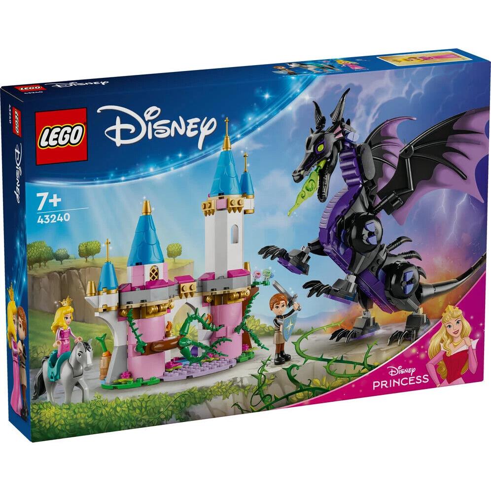 Lego Disney Princess Maleficent s Dragon Form and Aurora`s Castle 43240 Toy Set