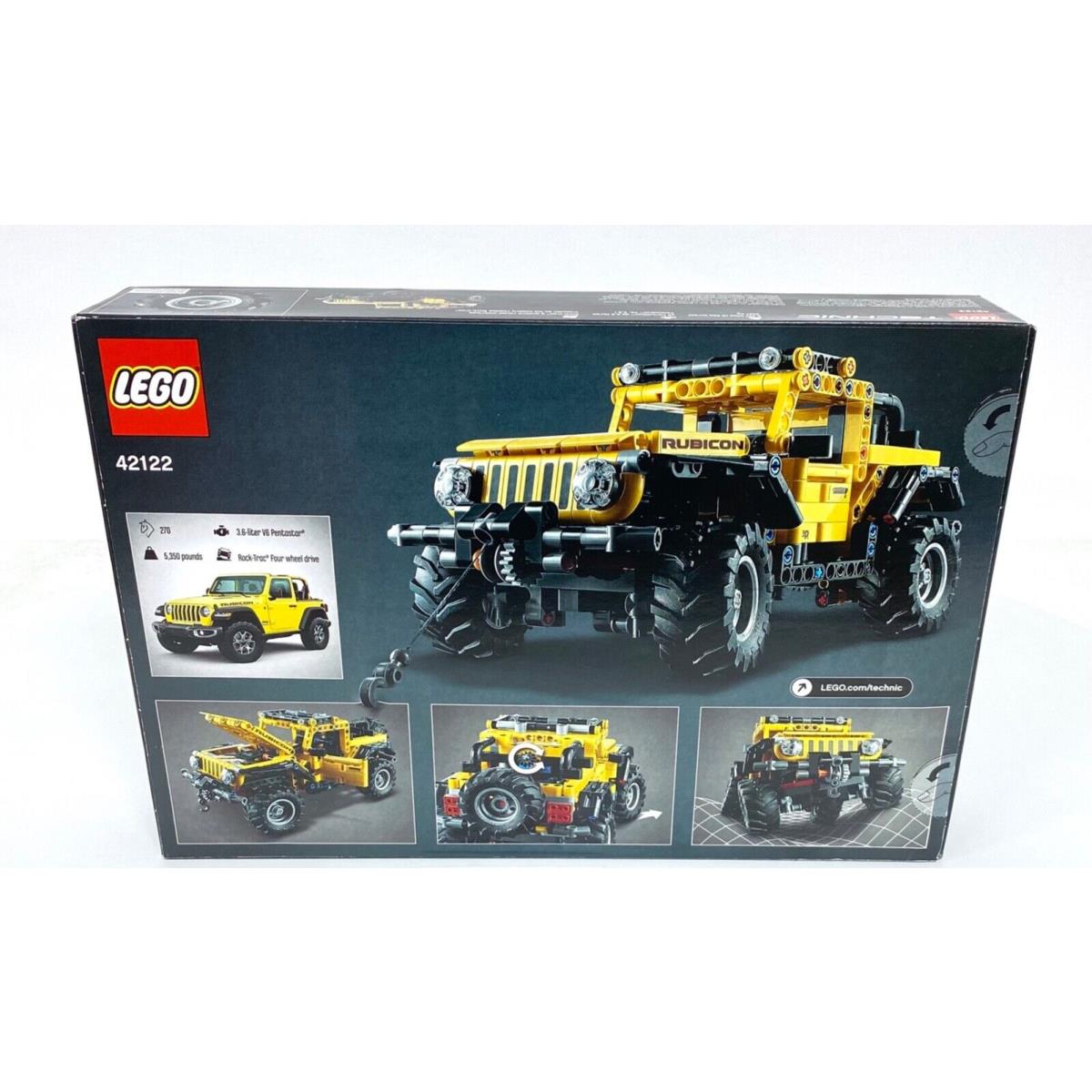 Lego 42122 Technic Jeep Wrangler 665 Pcs