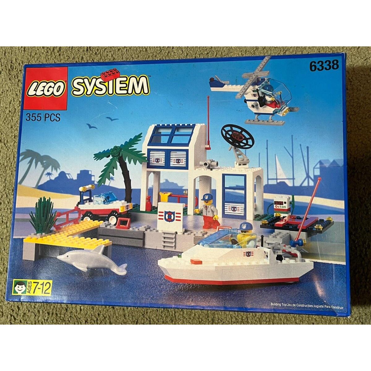 1995 Lego 6338 Hurricane Harbor Never Opened in 15 X 12 Box Set