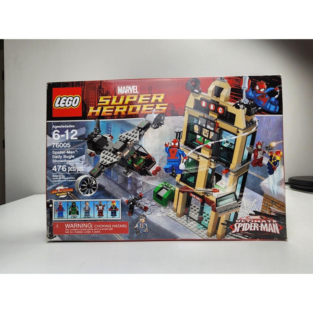 Lego 76005 Spider-man: Daily Bugle Showdown Marvel Mib Retired