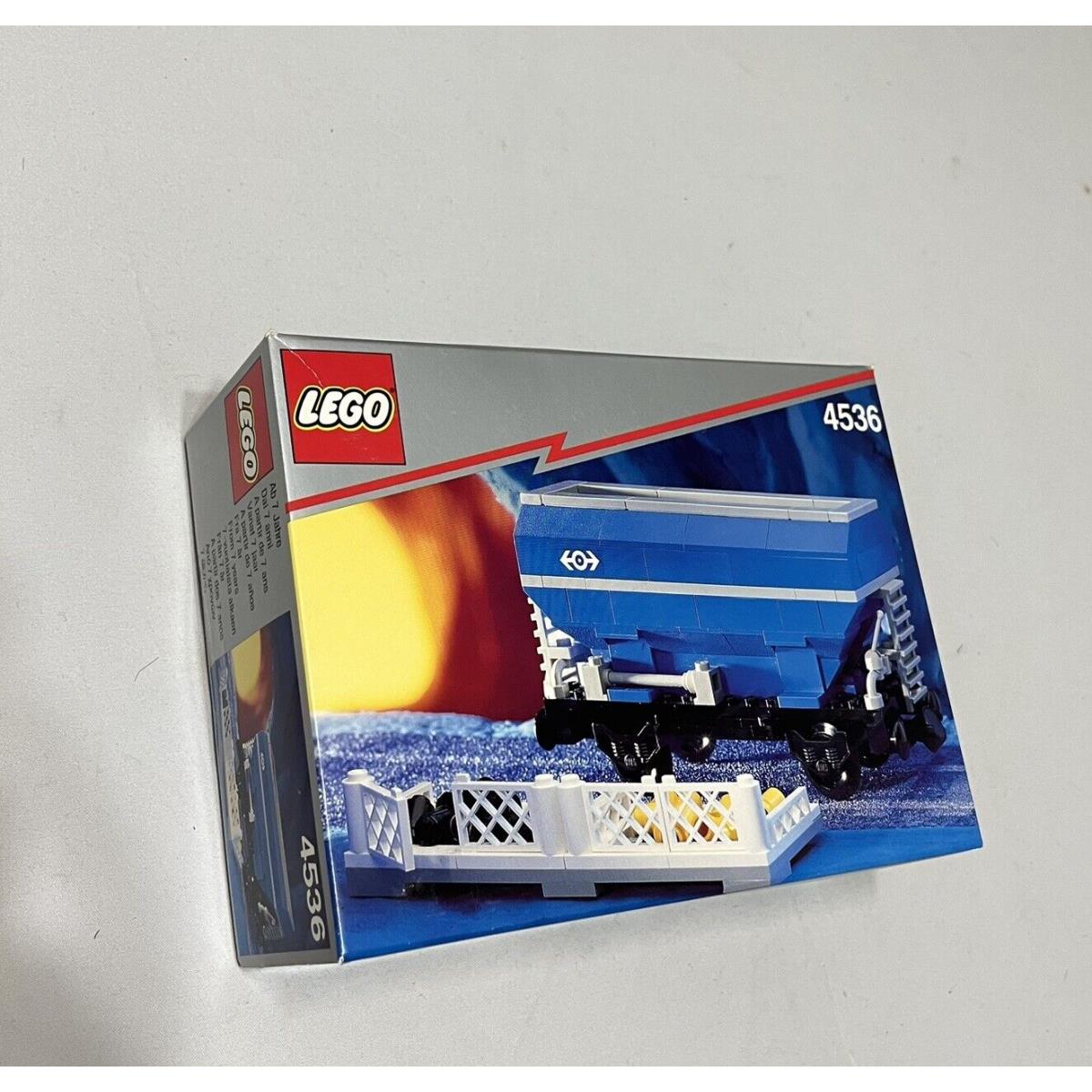 Lego Train 9V 4536 Blue Hopper Car