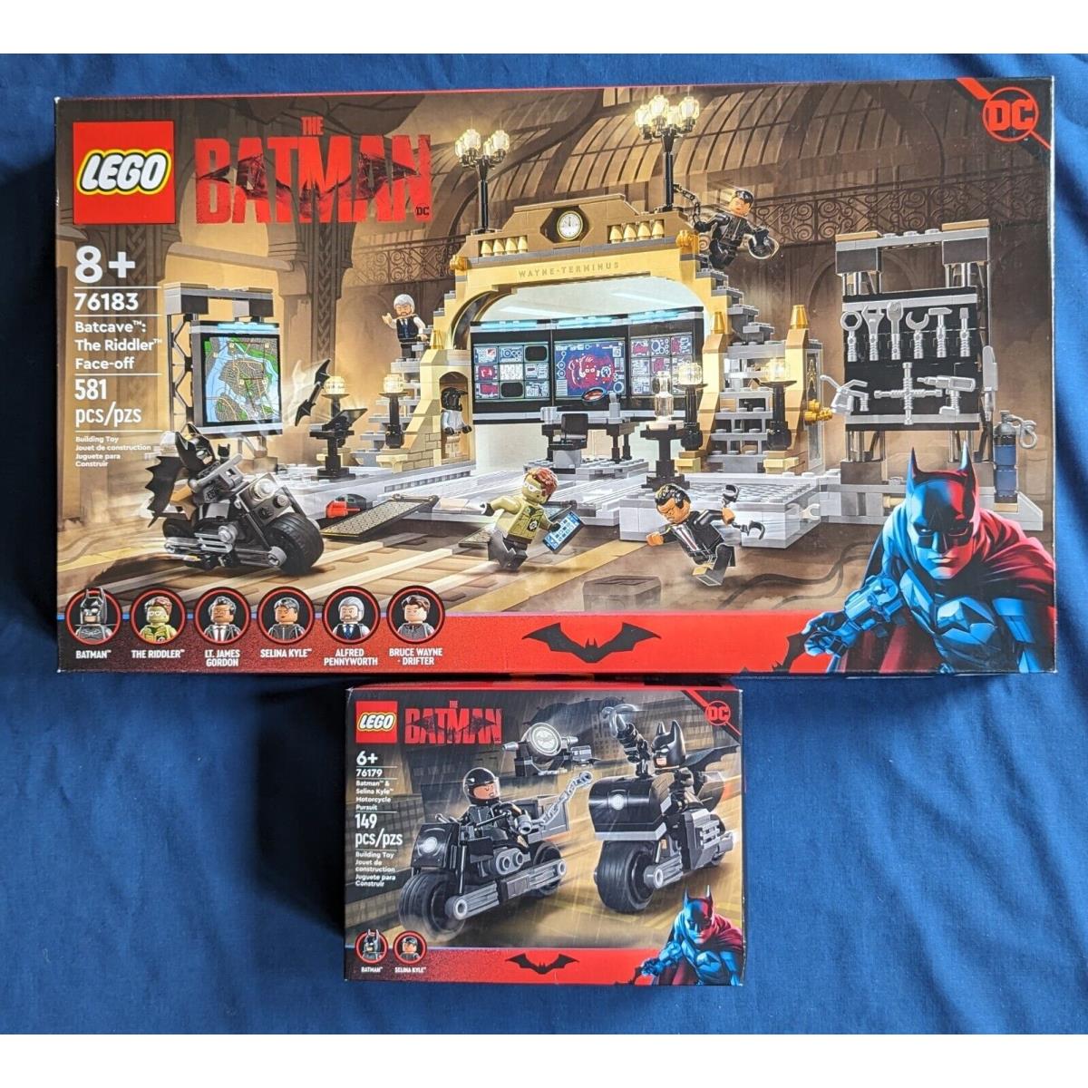 Lego 76183 DC Super Heroes Batcave: The Riddler Face-off 76179 Selina Kyle