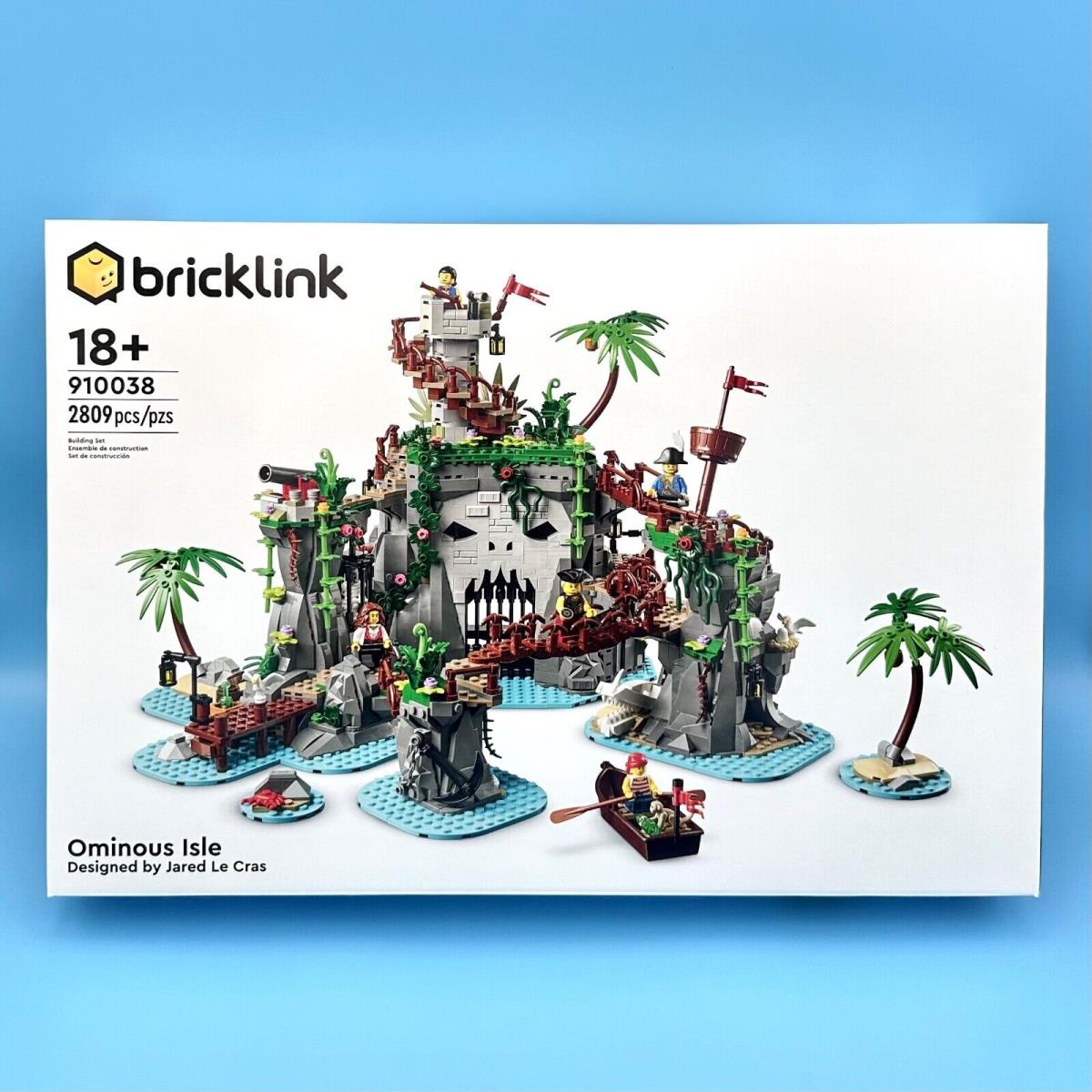 Lego Bricklink Designer Program Ominous Isle 910038 Pirate Island 5 Minifigures