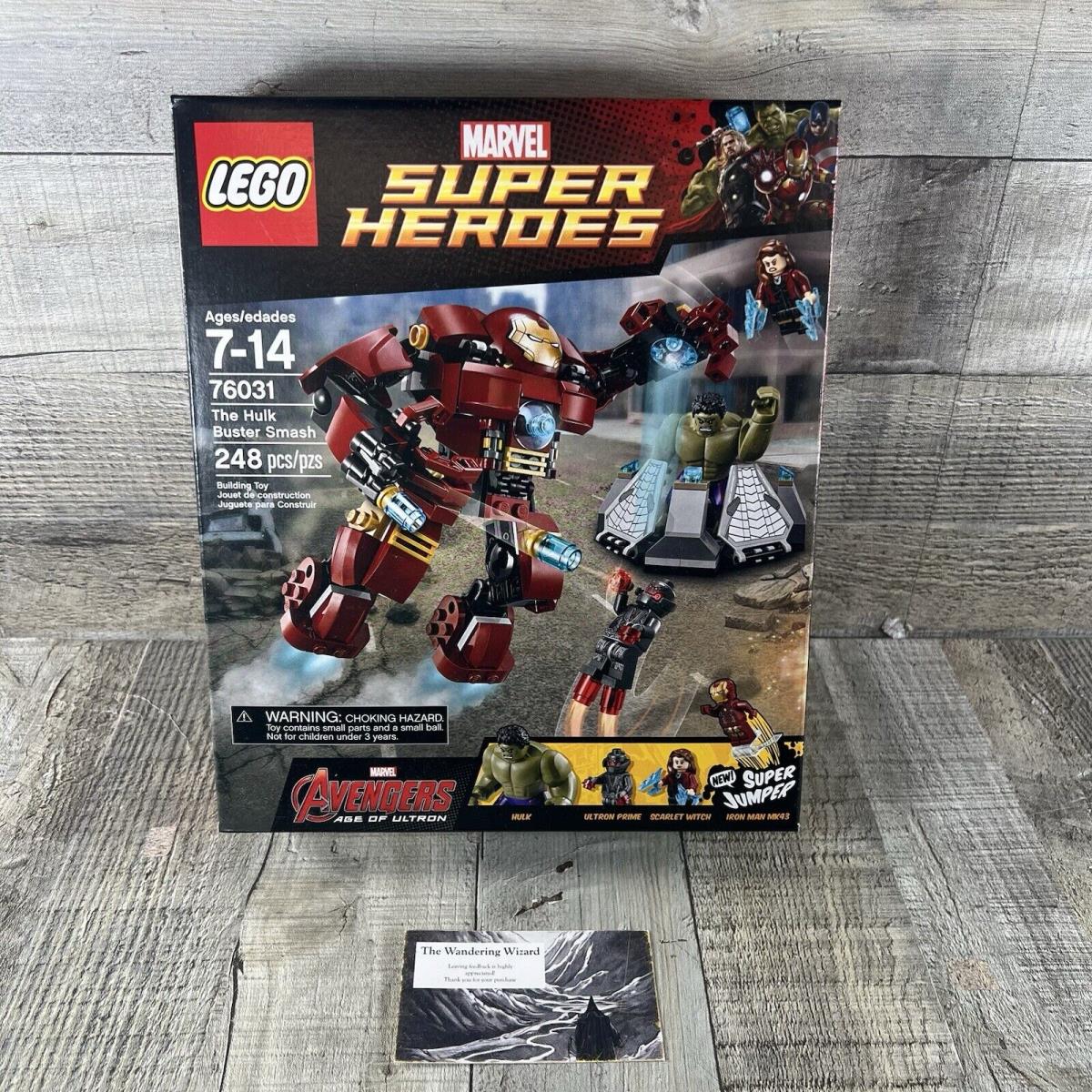 Lego Marvel: The Hulk Buster Smash 76031 Retired Never Open