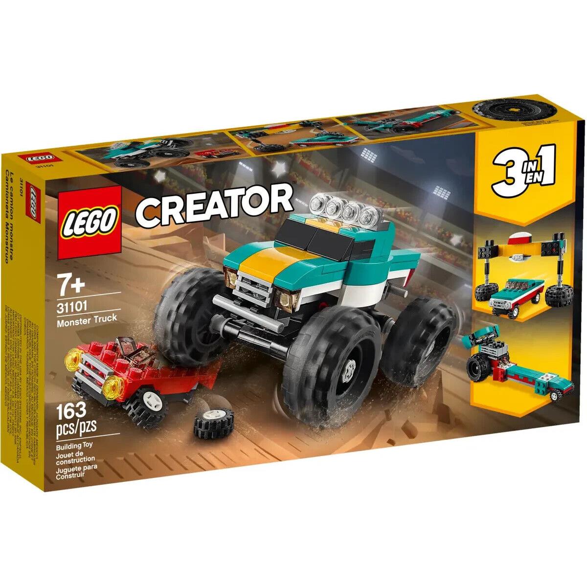 Lego Monster Truck 31101 Creator Minifigure Building Set