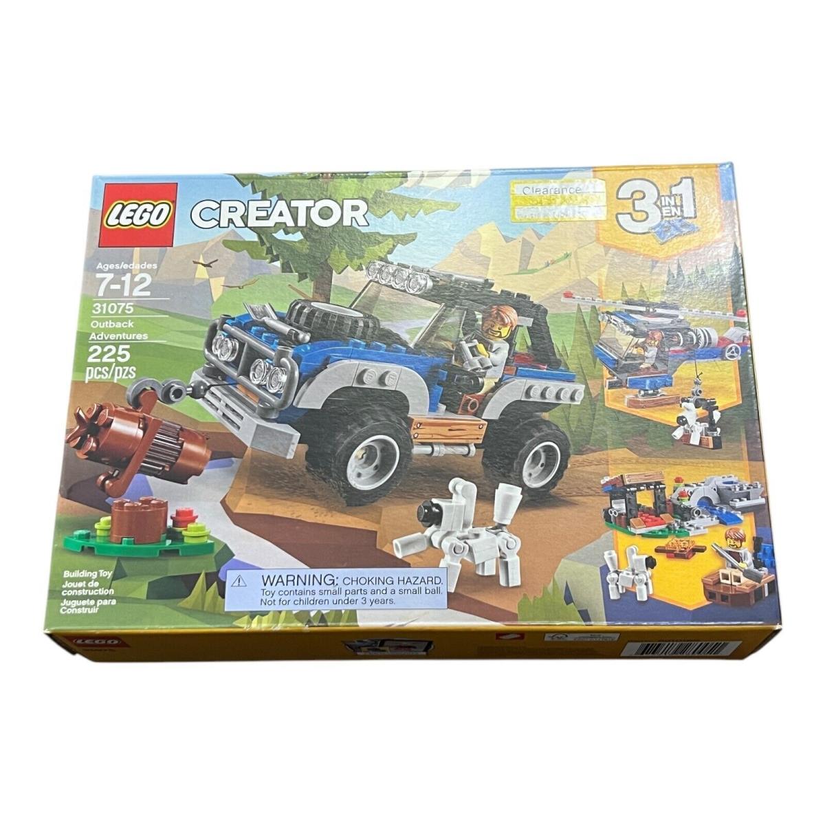 Lego 31075 2018 Creator 3-in-1 Outback Adventures Retired Super Rare