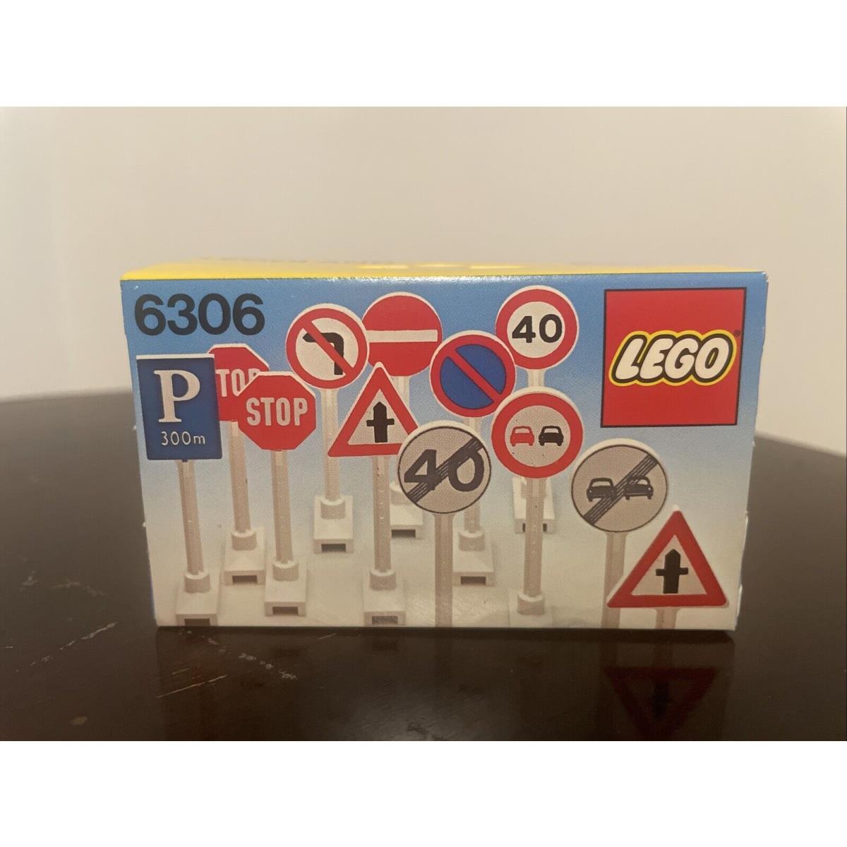 Vintage Lego 6306 Railroad Signs Denmark 1980 / Never Opened Rare