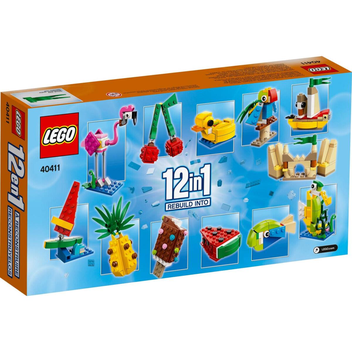 Lego Exclusive Series 40411 Set Creative Fun 12-in-1 Rebuild Into