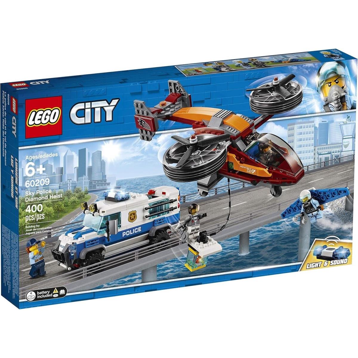 Lego Sky Police Diamond Heist City 60209 Retired Set 6+