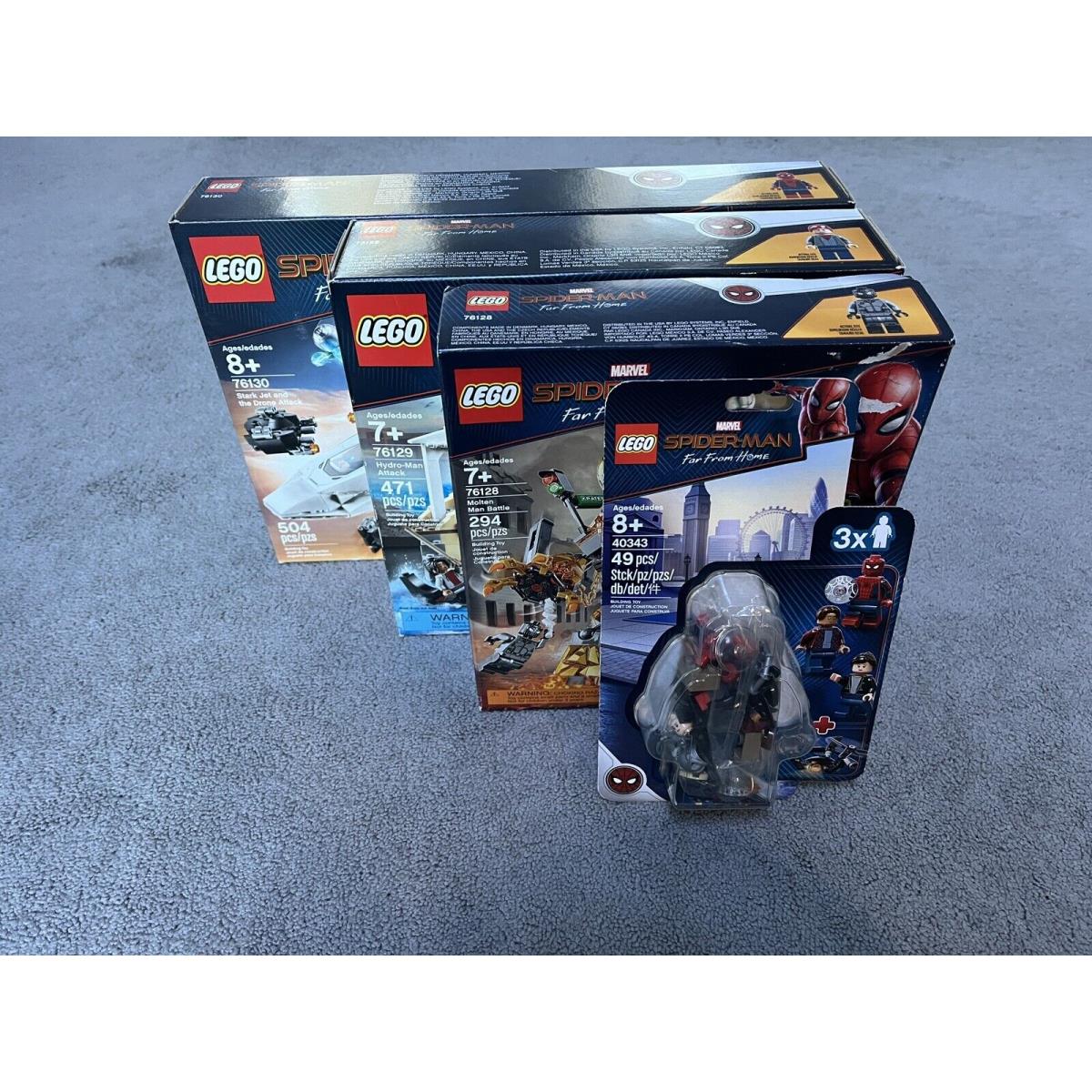 Lego Marvel Super Heroes Spider Man Far From Home 4 Sets