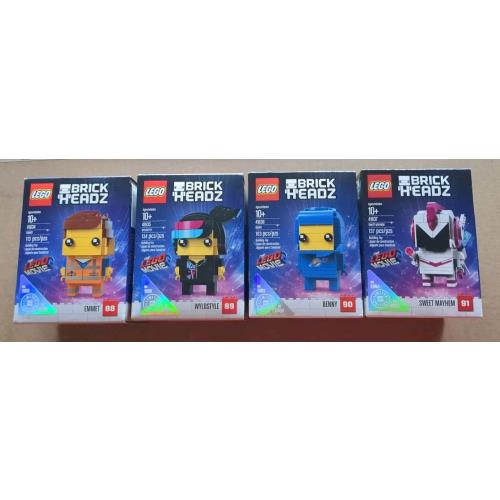 Lego Exclusive Brickheadz Set Of 4 LE 5000 Emmet Benny Wyldstyle Mayhem Pics