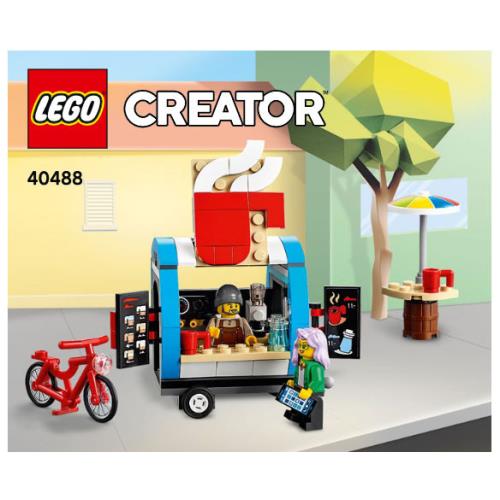 Lego Coffee Cart 40488 Creator Minifigure Building Set