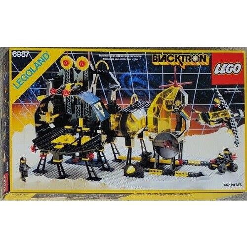 Lego Message Intercept Base 6987 Set Box Blacktron I Rare Classic