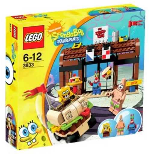 Lego Krusty Krab Adventures 3833 Spongebob Squarepants Minifigure Building Set