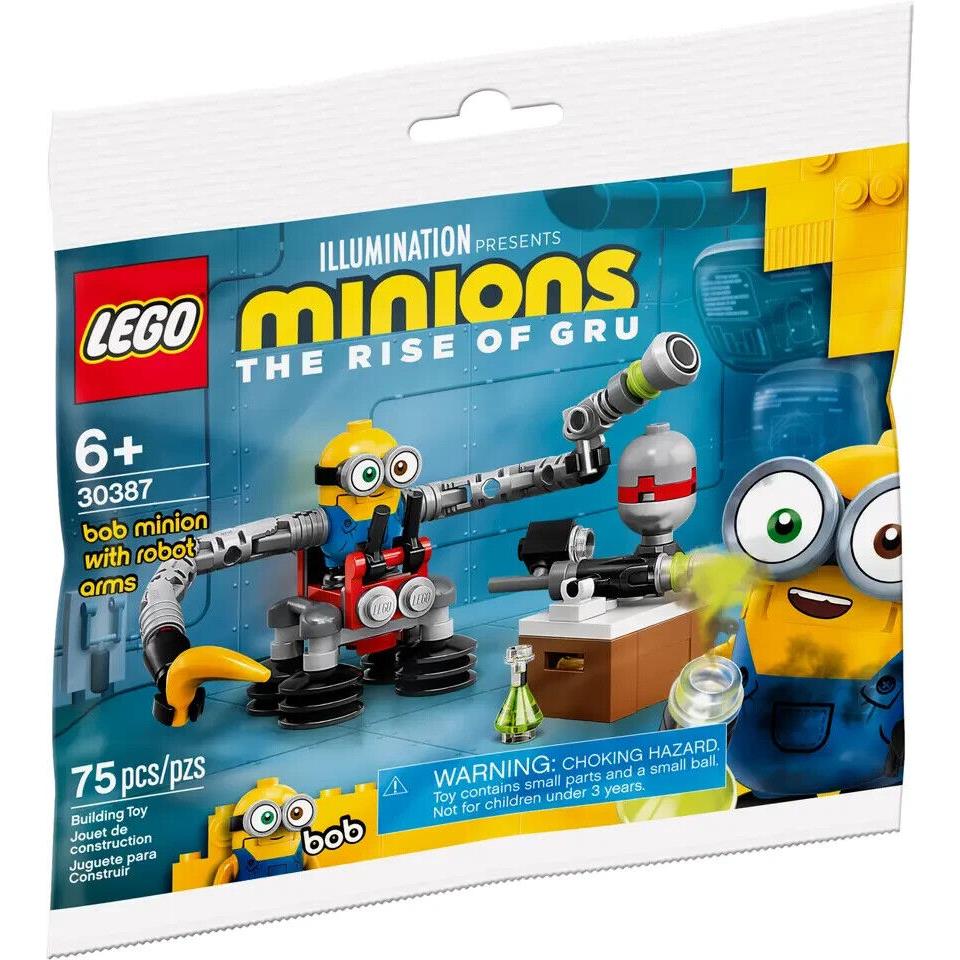 Lego Bob Minion with Robot Arms Polybag 30387 Despicable Me and Minions Set