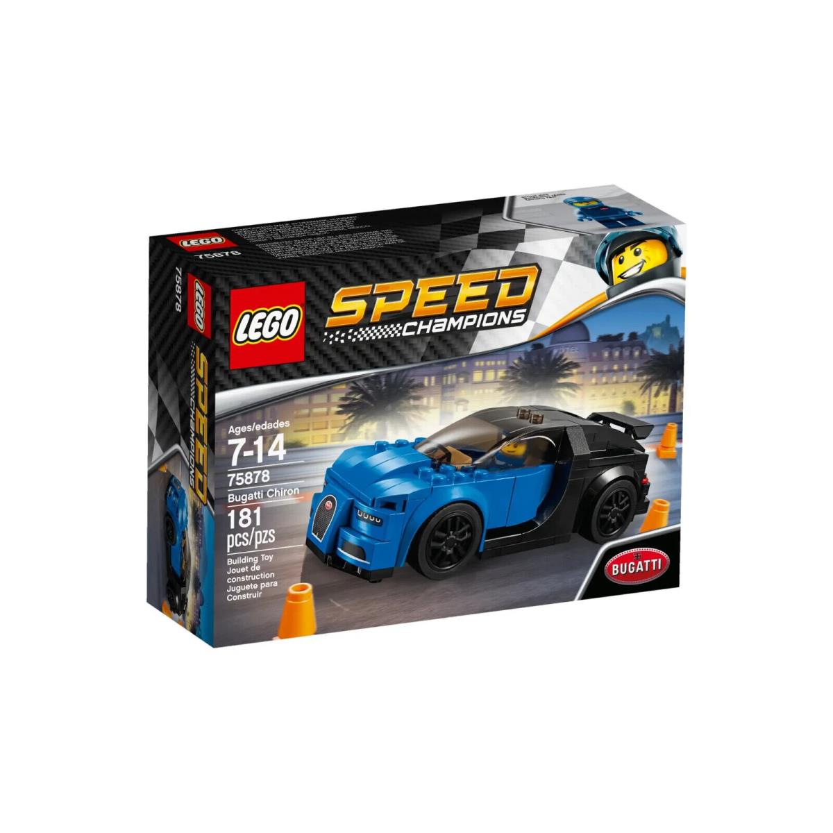 Lego Bugatti Chiron 75878 Speed Champions Minifigure Building Set