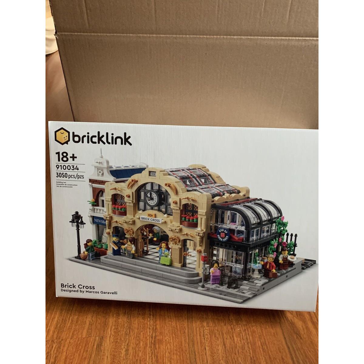 Lego Bricklink Brick Cross Train Station 910034 - - Ready TO Ship