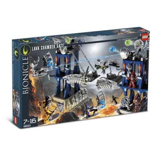 Lego Lava Chamber Gate 8893 Bionicle Minifigure Building Set