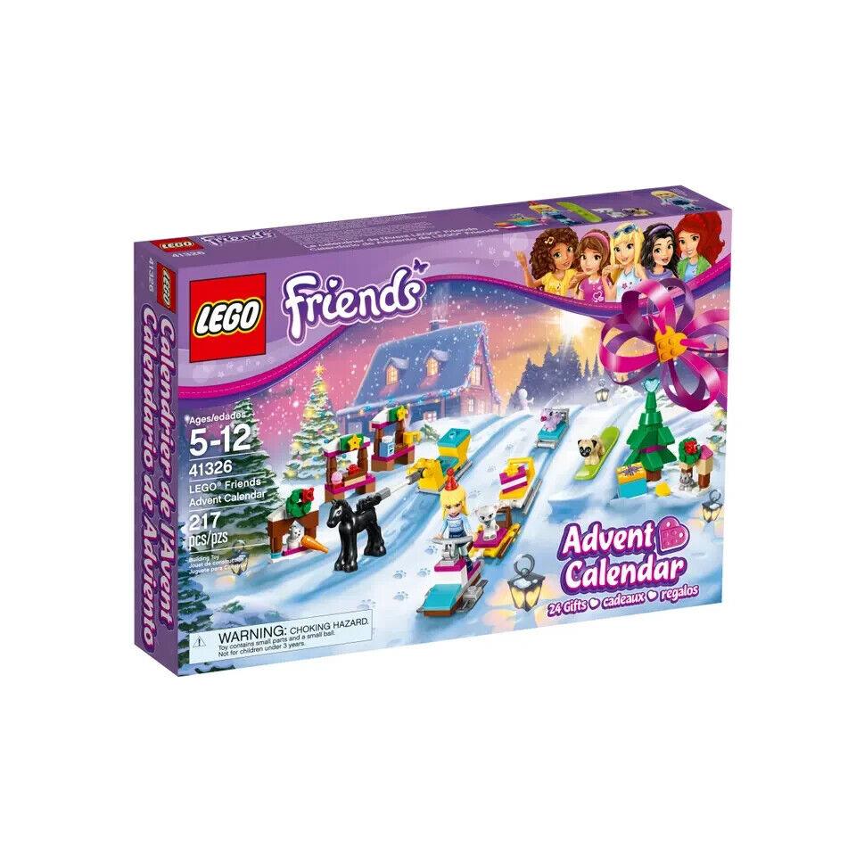 Lego Advent Calendar 2017 Friends 41326 Holiday Event Minifigure Building Set