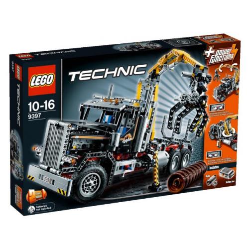 Lego Logging Truck 9397 Technic Minifigure Building Set