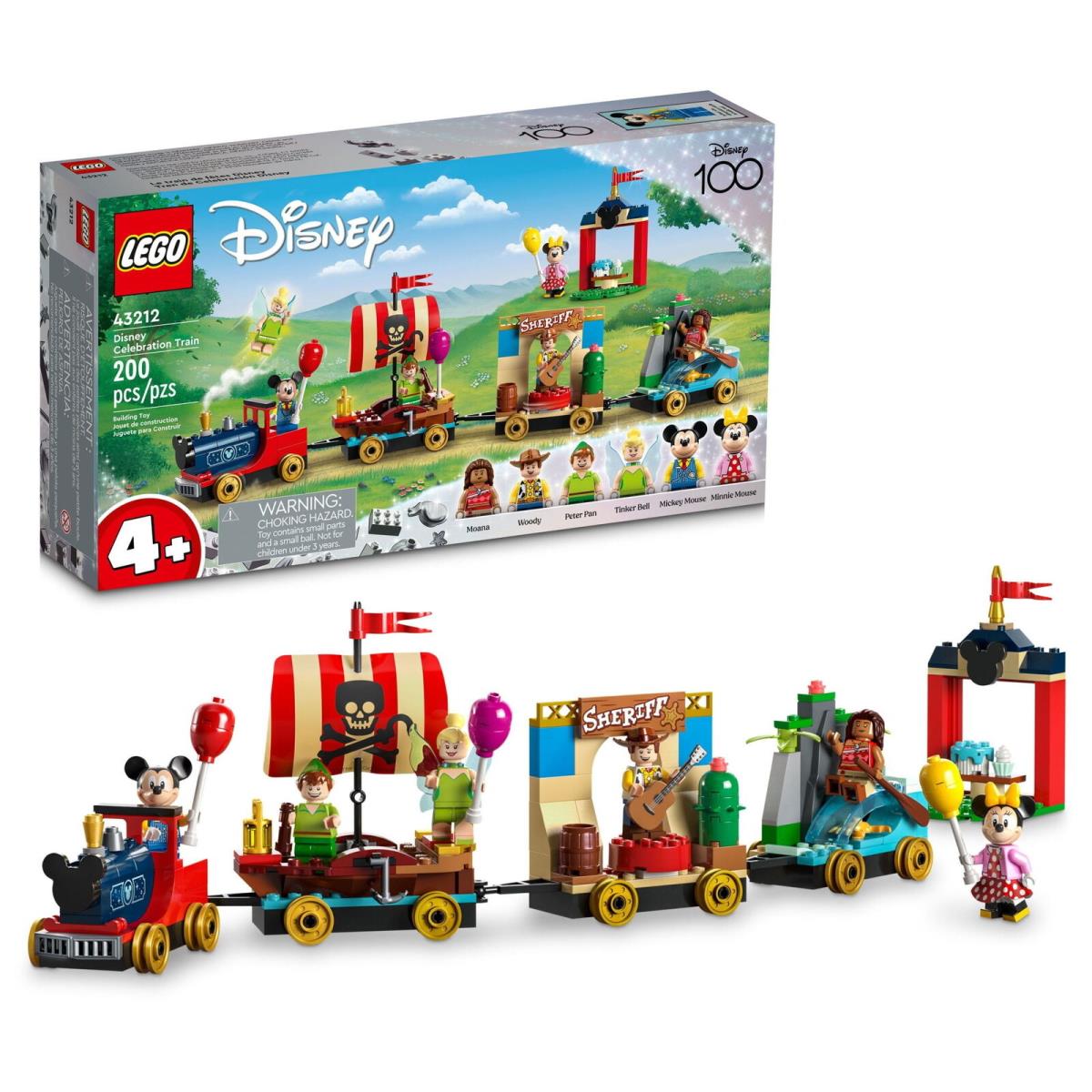 Lego Disney 100 Celebration Train 43212 Building Toy Imaginative Play Fun Birt