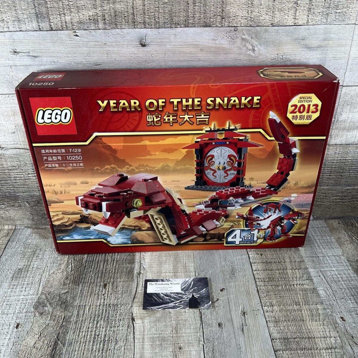 Lego 10250 Year of The Snake 2013 Chinese Year - and - Rare 1