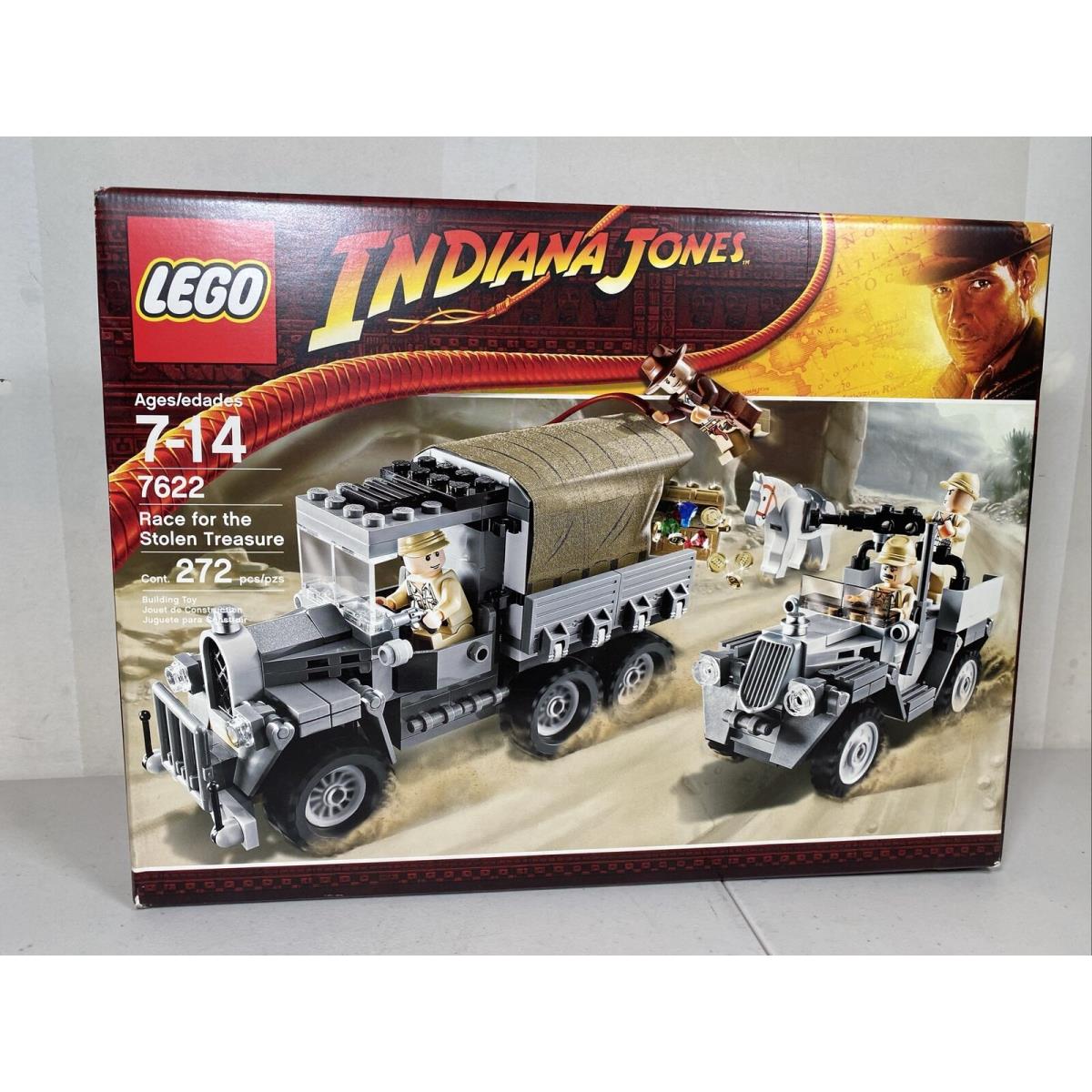 Lego Indiana Jones Race For The Stolen Treasure 7622 In 2008 Retired