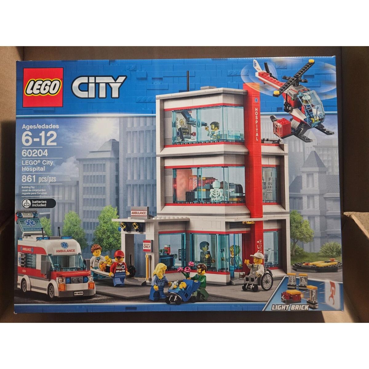 Lego City Hospital 60204 Ambulance Emergency Room