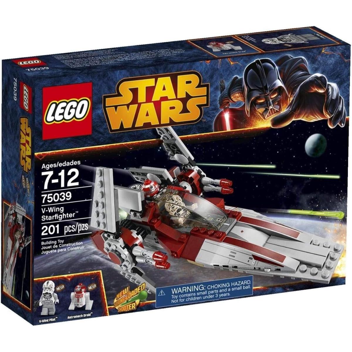 Lego V-wing Starfighter 75039 Star Wars Minifigure Building Set