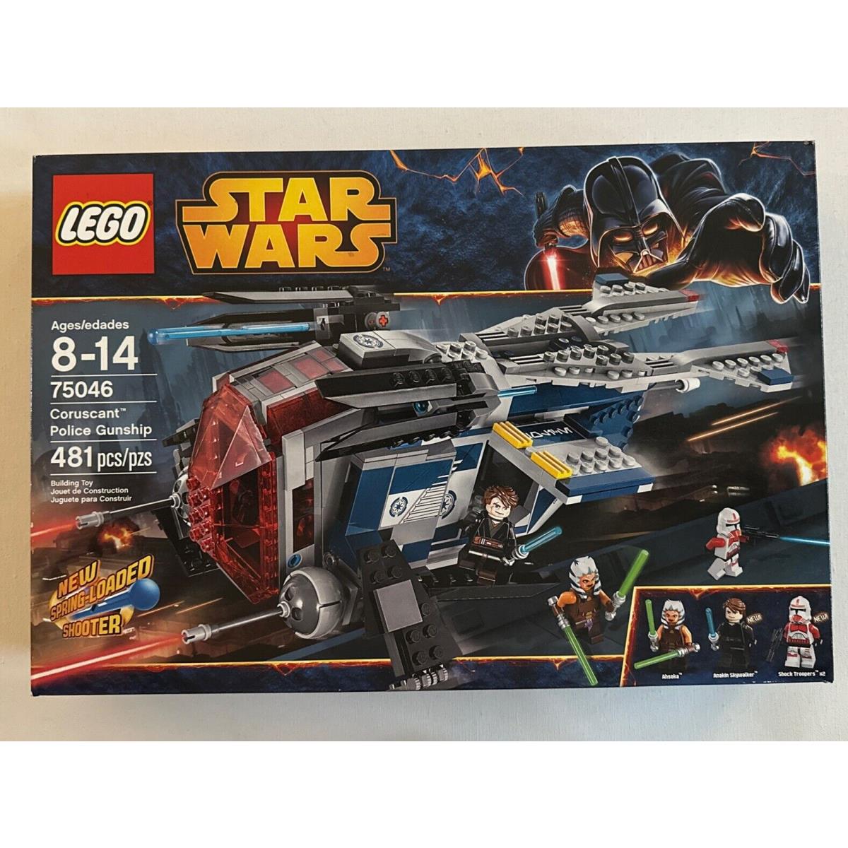 Lego Star Wars Coruscant Police Gunship 75046 Anakin Skywalker Shock Troopers