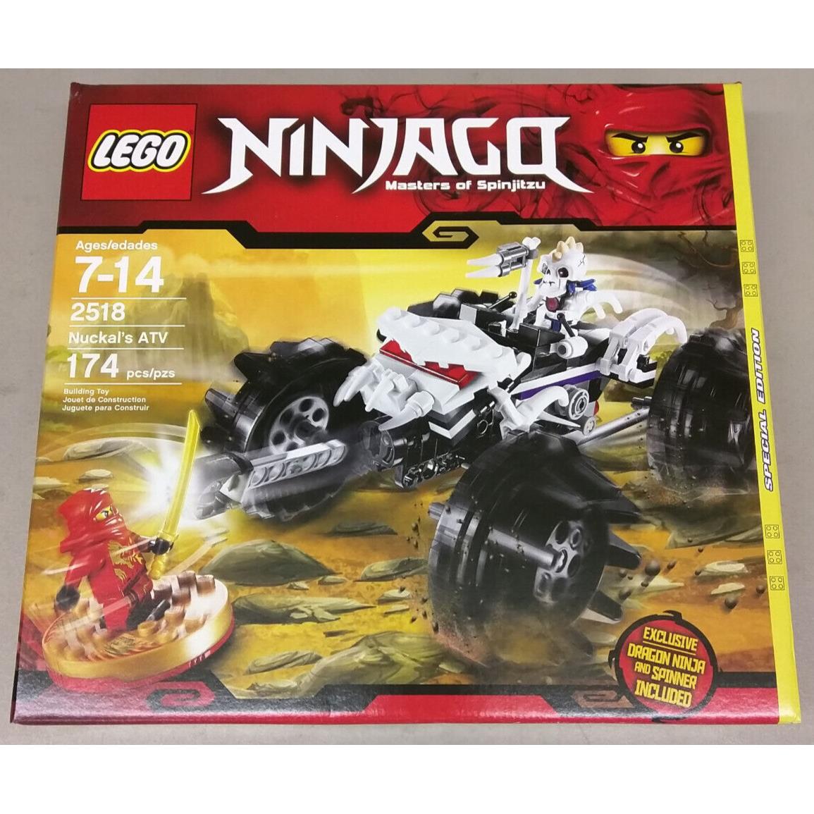 Lego Ninjago 2518 Nuckal`s Atv Kai Spinner Sword of Fire