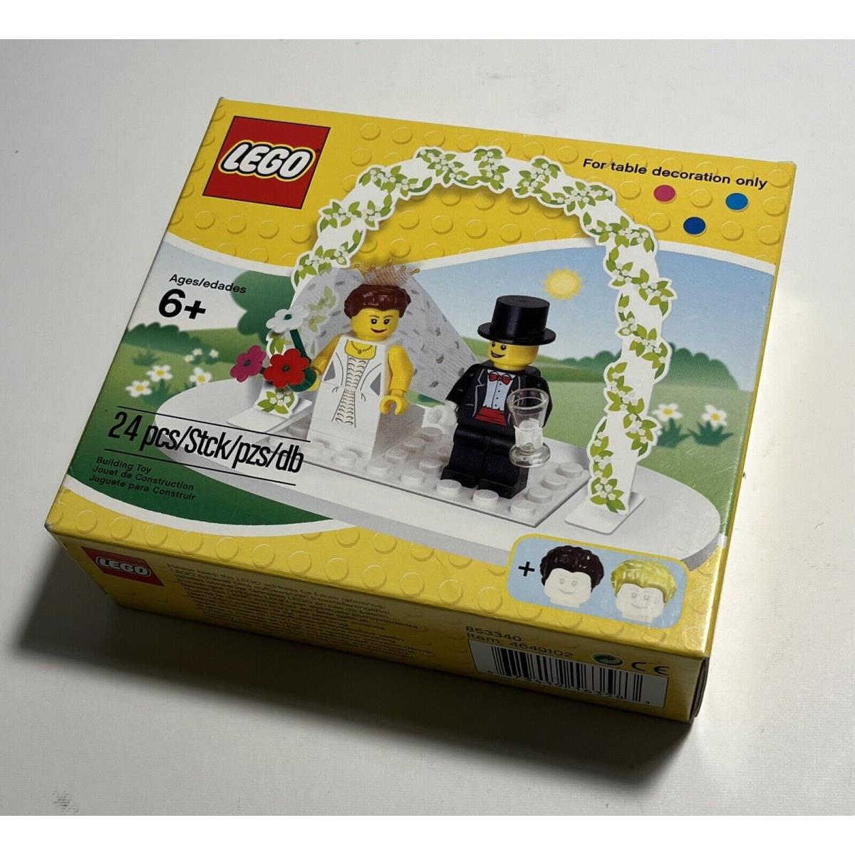 Minifigure Lego Set 853340 Wedding Favor Bride Groom Cake Topper Veil