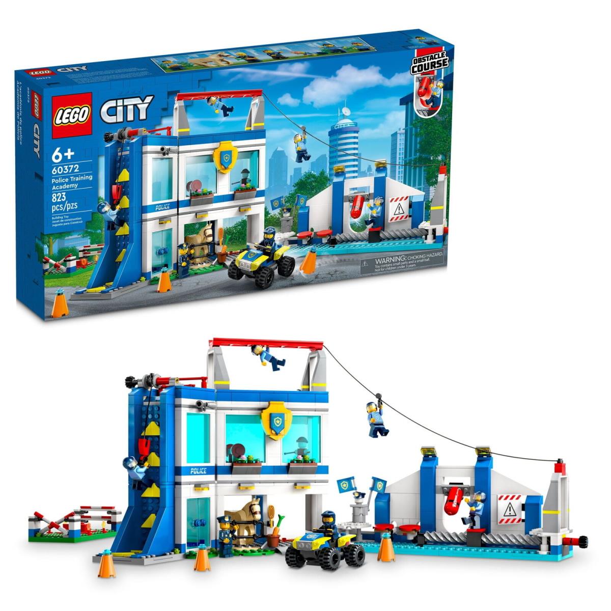 Lego City Police Training Academy Obstacle Course Set 60372