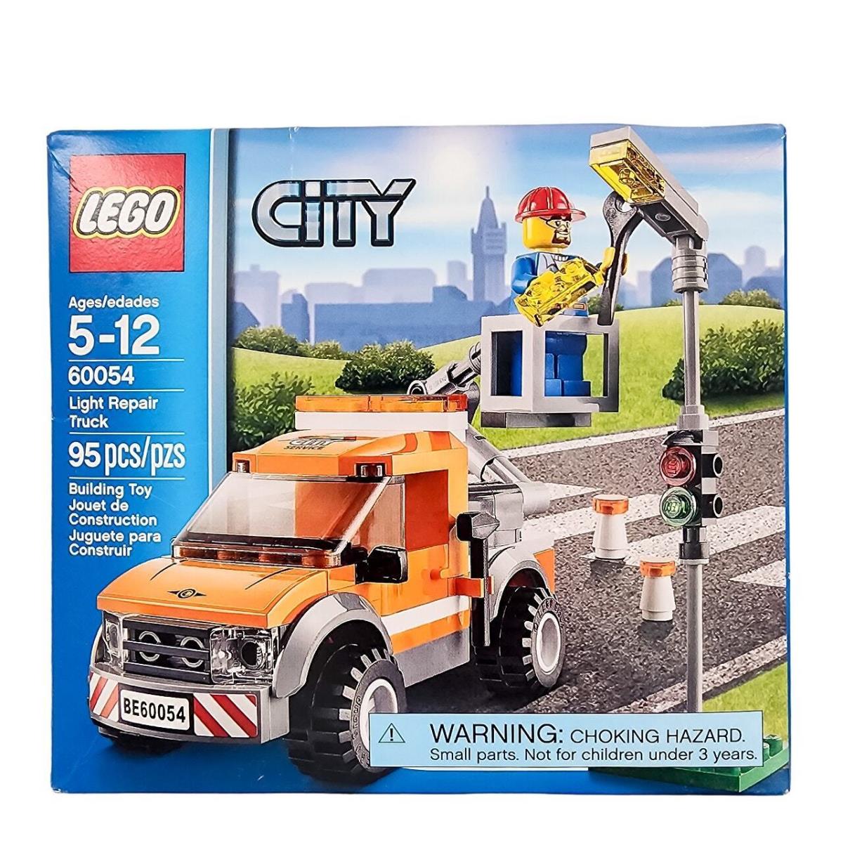 Lego City Great Vehicles 60054 Light Repair Truck Figure Set Building Toy Box