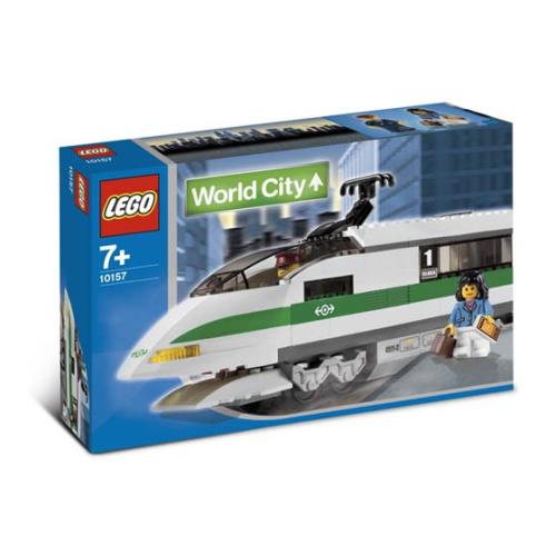 Lego High Speed Train Locomotive 10157 Train: 9V Minifigure Building Set